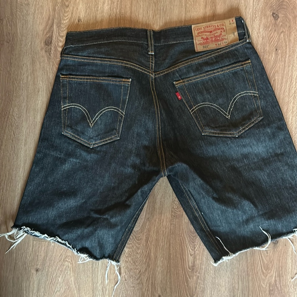 Levi’s 501’s -denim shorts size 34 waist